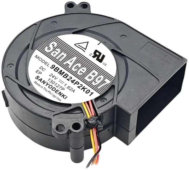 Alt view image 2 of 2 - 109P0524H7D03 50x50x15mm 5CM DC 24V 0.11A Axial Cooling Fan with Alarm Signal, Replacement Inverter Fan for Industrial Cabinet, Power Supply, CNC Equipment Thermal Control