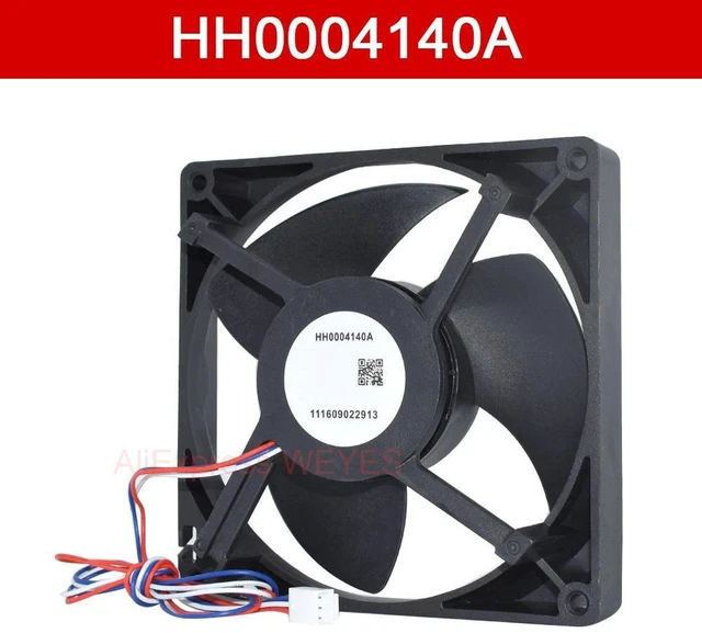 Main image of HH0004140A 125x125x20mm 12.5CM 3-Pin Refrigerator Freezer Cooling Fan, Replacement Evaporator Fan for Fridge Freezer, Household Refrigeration Equipment Thermal Control Parts