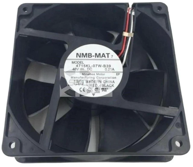 Main image of 4715KL-07W-B39 120x120x38mm 12038 DC 48V 0.21A Heatsink Radiator Cooling Fan, High Efficiency Industrial Server Axial Fan, Replacement Fan for Server Cabinet, Industrial Radiator Heat Dissipation