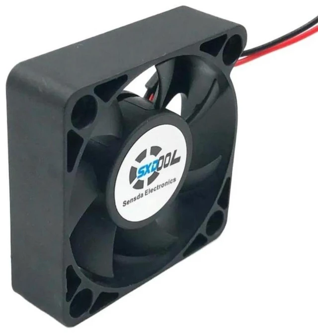 Alt view image 2 of 2 - 2 Pcs/Set RDM5015S 50x50x15mm 5CM DC 12V 0.14A 2-Pin 2-Wire Bushing Square Server Cooling Fan, Silent Axial Replacement Fan for Inverter, Power Supply, Compact Industrial Equipment Heat Dissipation