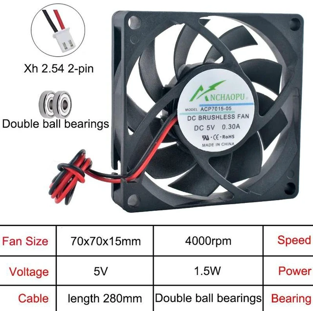 Alt view image 2 of 2 - AFB0924SH 92x92x25mm 9CM DC 12V 1A Axial Cooling Fan, Available in 2-Wire and 4-Wire Versions, High Airflow Replacement Fan for Inverter, Power Supply, Industrial Cabinet, Compact Equipment Heat