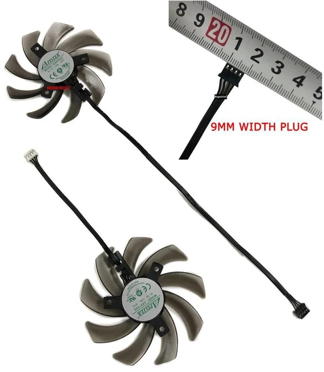 Alt view image 2 of 2 - AD0812HB-A76GL 80x80x25mm 8CM 8025 DC12V 0.25A 3-Wire Axial Cooling Fan, Tachometer Signal Replacement Fan for Notebook, AD/DA Converters, Electronic Equipment Heat Dissipation Repair Parts