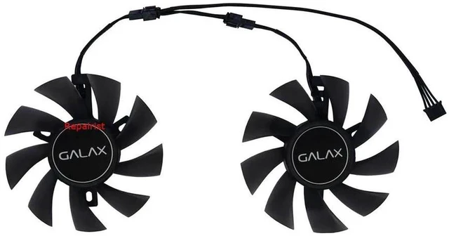 Main image of 2 Pcs/Set T128015SU GPU Cooling Fans, Replacement VGA Cooler Compatible with GA82O2H, GTX 1070 OC Short, GF-GTX1070-E8GB OC, DIY Graphics Card Fan Repair Parts for Gaming GPU Heat Dissipation