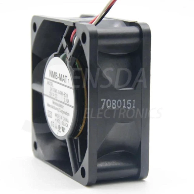 Main image of 2410ML-04W-B39 6025 6CM 60x60x25mm DC 12V 0.16A Dual Ball Bearing Cooling Fan, Replacement 60mm Axial Fan for Heatsink, Industrial Equipment, Server, Inverter Cooling System