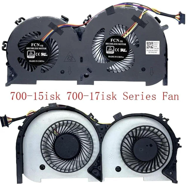 Main image of Laptop Cooling Fan Replacement for Lenovo Ideapad 700-15ISK 80RU, 700-17ISK 80RV, Internal CPU GPU Cooler Fan, Fast Heat Dissipation Notebook Fan Replacement Repair Part