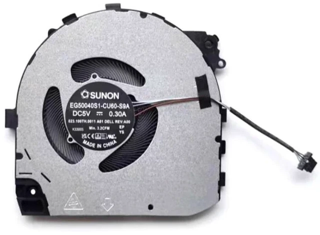Alt view image 2 of 2 - 0XR8RW XR8RW EG50040SA-CU61-S9A Laptop CPU Cooling Fan, Replacement Notebook Cooler Fan for Dell Inspiron 13 7340, Internal Processor Fan Repair Spare Part