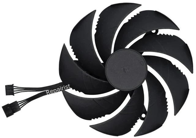 Alt view image 2 of 2 - KDE0502PEV1-8 2507 25x25x7mm DC5V 0.8W 2-Wire Mini Axial Cooling Fan, 2.5CM Tiny Desktop Fan Replacement for Small Embedded Device, Mini Router, Instrument Heat Dissipation Repair Spare Part