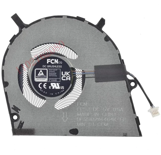 Alt view image 2 of 2 - Laptop CPU Cooling Fan, Replacement Notebook Processor Cooler Fan for 7420/7425 2-in-1 and 3330 (2022 Model) Series Laptops, DC5V 4-Pin PWM Internal Fan Repair Spare Part