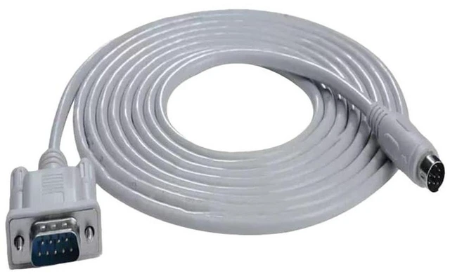 Main image of 300CM Communication Cable, HMI PLC Data Transfer Cable Compatible with GT11 15 GS2107-WTBD GS2110-WTBD Touch Screen to FX3U FX2N PLC, 3M Programming Connection Cable