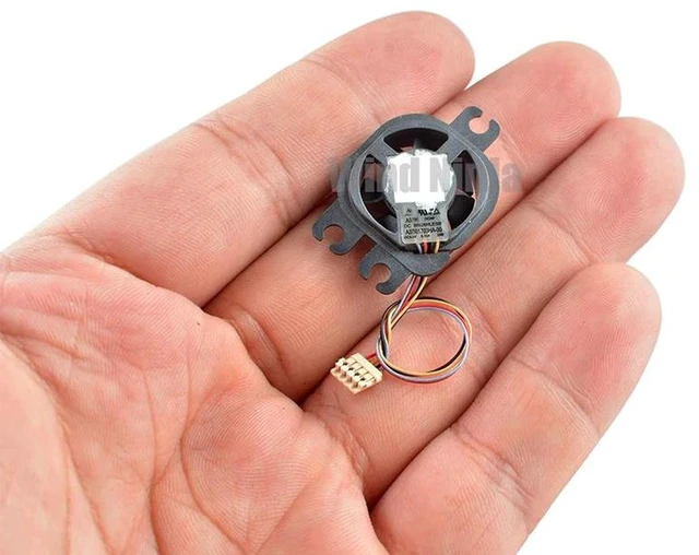 Alt view image 2 of 2 - ASB01703HA-00 17mm 1.7cm Miniature Cooling Fan, DC3.3V 0.10A 4-Pin Tiny Axial Fan for Drones, VR Cameras and Other Compact Device Cooling Replacement Spare Part