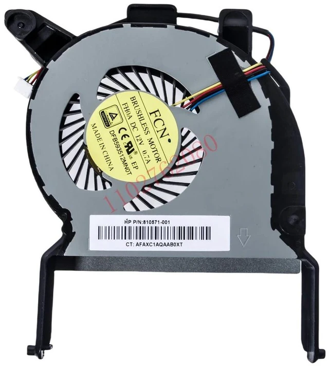 Alt view image 2 of 2 - 810571-001 DFB593512MN0T CPU Cooling Fan Replacement, DC12V 0.7A 4-Pin PWM Blower Fan for HP EliteDesk 800 G2 Mini Desktop PC Repair Spare Part
