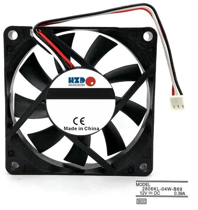 Main image of 2806KL-04W-B69 70×70×15MM 7cm Laptop Cooling Fan, DC12V 0.39A Axial Fan with Alarm Signal Output, Notebook Computer Chassis Heat Dissipation Replacement Spare Part