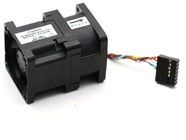 Alt view image 2 of 2 - PF40561BX-Q310-S99 40mm High Power Server Cooling Fan, 24W Axial Fan for Inverters, Industrial Equipment and Data Center Chassis Heat Dissipation Replacement Spare Part