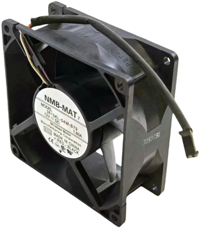 Alt view image 2 of 2 - W40S12BUB5-07T081 NDC 40×40×28MM 4CM Computer Case Cooling Fan, DC12V 0.53A High Speed High Static Pressure Axial Fan for Server Chassis, Industrial Equipment Heat Dissipation Replacement Spare Part