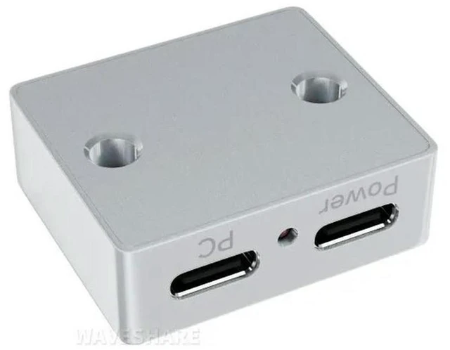 Alt view image 3 of 3 - AJMRTC USB-C Power Splitter, Type-C Power & Signal Splitter with 3 x Type-C Female Ports, Supports 5V DC Independent Power Supply, CNC Aluminum Housing for Multi Device Charging and Signal Transmissio