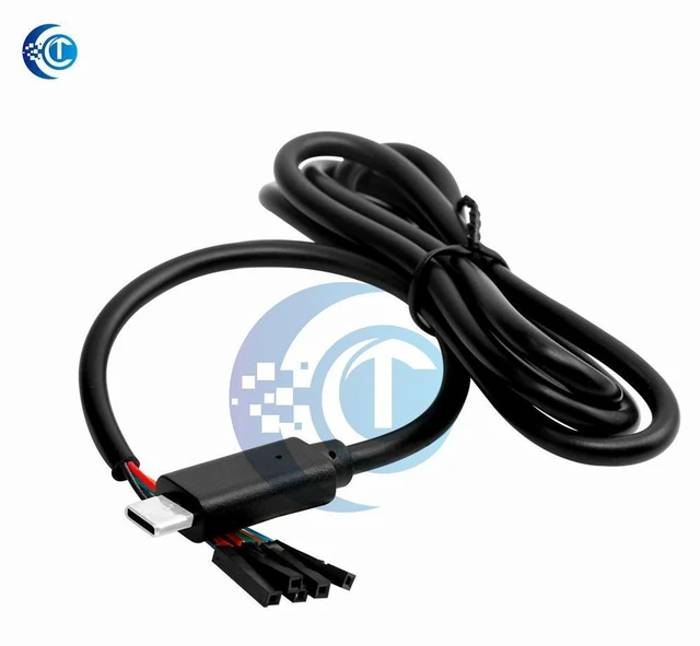 Alt view image 2 of 3 - AJMRTC CH340 Type-C to TTL Serial 232 OTG Converter Cable, 5V USB to UART Download Cable, OTG Supported for Android, Mac OSX, for MCU Debugging, Firmware Upload and Electronic DIY Projects