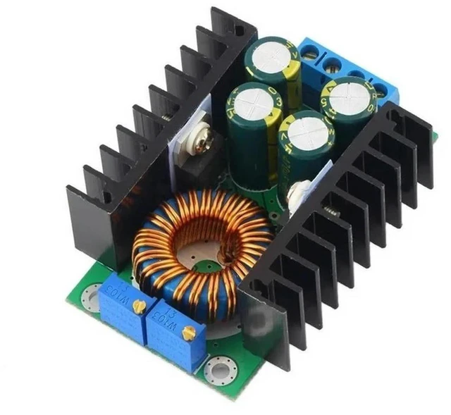 Alt view image 3 of 3 - AJMRTC DC CC Adjustable Step Down Buck Converter Module, 5-40V Input to 1.2-35V Output, 0.2-9A 300W Constant Current Voltage Power Supply, XL4016 Based LED Driver for Electronic Bench & DIY Projects