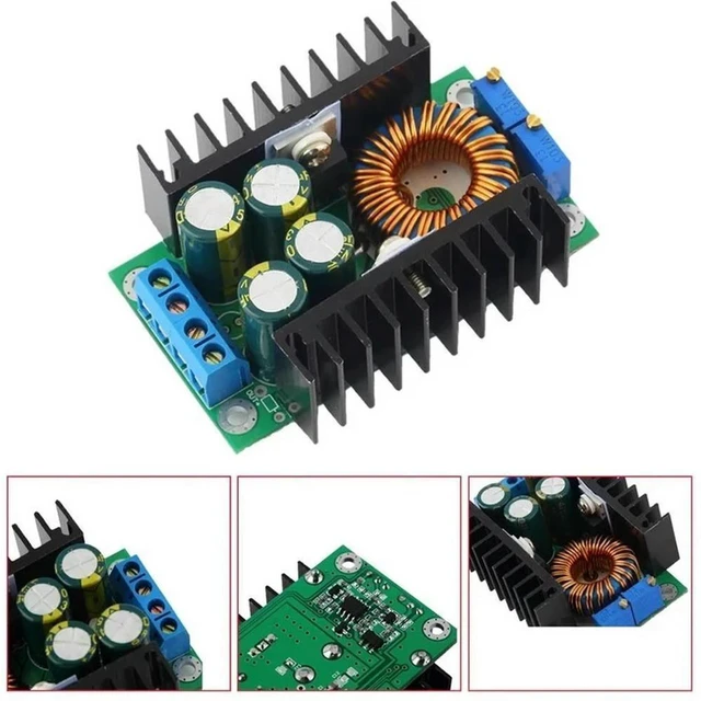 Alt view image 2 of 3 - AJMRTC DC CC Adjustable Step Down Buck Converter Module, 5-40V Input to 1.2-35V Output, 0.2-9A 300W Constant Current Voltage Power Supply, XL4016 Based LED Driver for Electronic Bench & DIY Projects