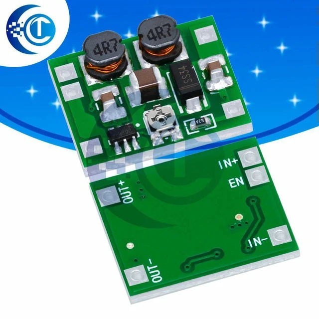 Alt view image 2 of 3 - AJMRTC Mini DC-DC Voltage Regulator Module, 12V Input to Multi Fixed Output 1.2V/1.5V/3V/3.3V/4.2V/5V, Lithium Power Supply Buck Board for Embedded Circuit & Electronic DIY Projects