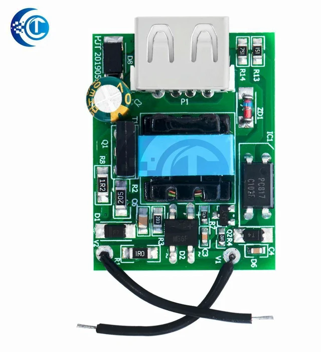 Alt view image 3 of 3 - AJMRTC USB DC Isolated Step Down Buck Converter Power Supply Stabilizer Module, Input 12V 24V 36V 48V 72V to 5V 1A USB Output, Isolated Power Regulator for High Voltage Electronic DIY Projects