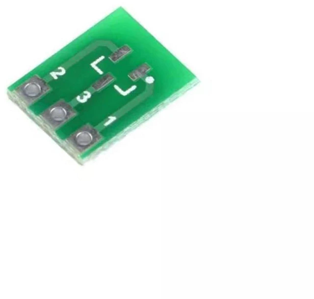 Alt view image 2 of 3 - AJMRTC 10Pcs SOT223 to DIP3 SOT89 to SIP3 Adapter Board, AMS1117 Base Power Management Chip Holder, PCB Converter Breakout Board for Electronic Circuit Prototyping & DIY Soldering Projects
