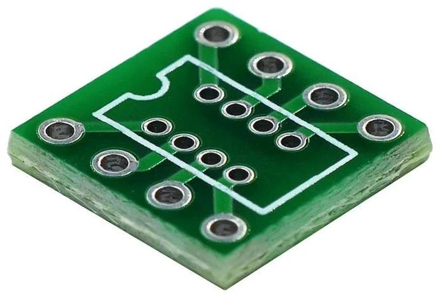 Main image of AJMRTC 50Pcs DIP8 to SOP8 Adapter Board, Inline to SMD Patch Converter, 1.27mm to 2.54mm Pitch Breakout Board, Sound Card Upgrade Chip Socket Board for Electronic Circuit Programming & DIY Soldering