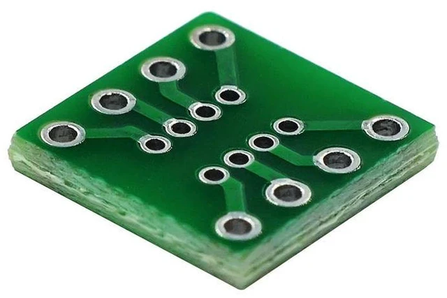 Alt view image 2 of 3 - AJMRTC 50Pcs DIP8 to SOP8 Adapter Board, Inline to SMD Patch Converter, 1.27mm to 2.54mm Pitch Breakout Board, Sound Card Upgrade Chip Socket Board for Electronic Circuit Programming & DIY Soldering