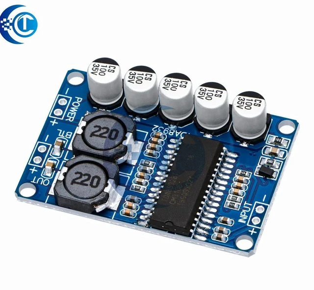 Alt view image 3 of 3 - AJMRTC 1Pc TDA8932 Mono Digital Power Amplifier Board, 35W High Efficiency Class D Audio AMP Module, Low Heat Power Amplifier Board for DIY Speakers, Home Stereo & Electronic Audio Projects