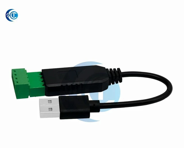 Alt view image 2 of 3 - AJMRTC Industrial USB to RS485 Serial Converter Adapter with USB Extension Cable, USB-RS485 Communication Module for PLC Programming, Industrial Automation, Data Acquisition & Serial Device Communicat