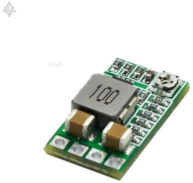 Alt view image 3 of 3 - AJMRTC 10Pcs Mini DC-DC Step Down Power Supply Module, 12-24V to Adjustable Voltage Buck Converter, 3A Output Supports 1.8V 2.5V 3.3V 5V 9V 12V for Electronic Circuit Prototyping & DIY Projects