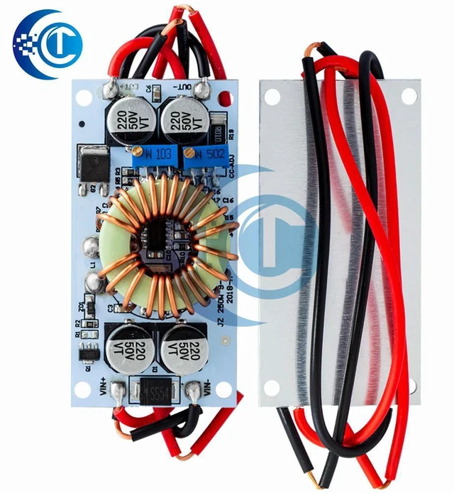Alt view image 2 of 3 - AJMRTC 1Pc 250W 10A DC-DC Boost Step-Up Module, Non-Isolated Constant Current Power Supply Board, Adjustable Voltage Step Up Converter for LED Driver, Mobile Power Bank & Electronic DIY Projects