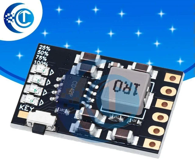 Main image of AJMRTC CD42 2A 5V Integrated Charge Discharge Module, 3.7V/4.2V Lithium Battery Boost Power Management Board, DIY Mobile Power Supply Charging & Discharging Protection Module for Electronic Projects