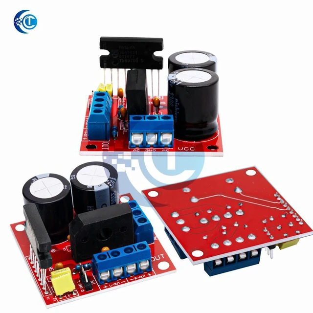 Alt view image 2 of 2 - AJMRTC TDA1521 HiFi Audio Amplifier Board, 2.0 Dual Channel 2×15W Stereo Power AMP Module, Dual Power Supply Audio Board for DIY Speaker, Home HiFi Stereo & Audio Electronic Projects