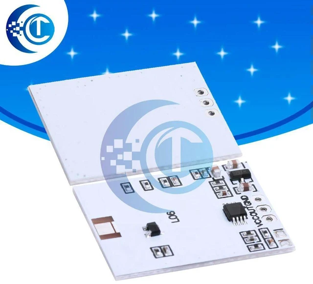 Main image of AJMRTC Microwave Radar Sensor Module, DC 5.5V-15V Power Supply Motion Detection Radar Sensing Board for T8 Semi-Aluminum Plastic Tube Light, LED Lighting Control & Automatic Sensor Projects