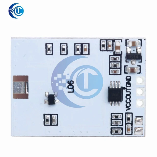 Alt view image 2 of 3 - AJMRTC Microwave Radar Sensor Module, DC 5.5V-15V Power Supply Motion Detection Radar Sensing Board for T8 Semi-Aluminum Plastic Tube Light, LED Lighting Control & Automatic Sensor Projects