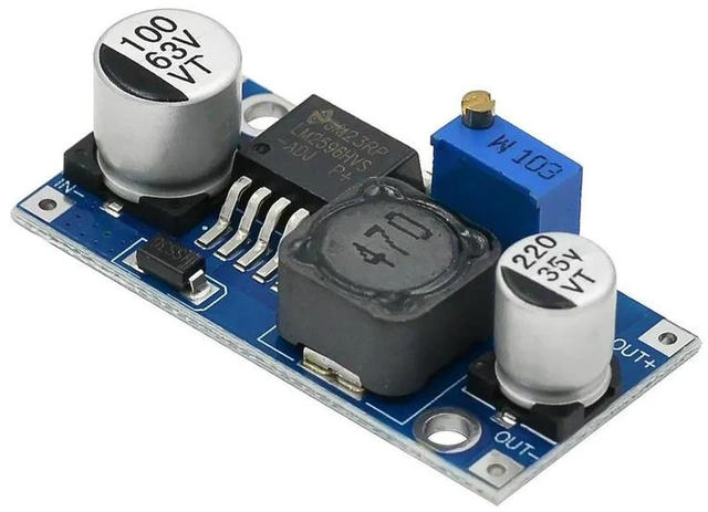 Main image of AJMRTC LM2596HVS DC-DC Adjustable Step Down Buck Converter Module, DC 4.5V-50V Wide Input Voltage Regulator Board, 48V Electric Vehicle Stabilized Power Supply for Electronic DIY Projects