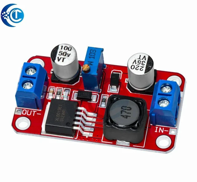 Alt view image 3 of 3 - AJMRTC 1Pc XL6019 DC-DC Boost Power Supply Module, Adjustable Step Up Voltage Regulator Converter Board, High Efficiency Voltage Booster for Electronic Circuit Testing & DIY Power Projects
