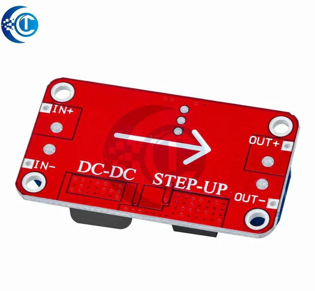 Alt view image 2 of 3 - AJMRTC 1Pc XL6019 DC-DC Boost Power Supply Module, Adjustable Step Up Voltage Regulator Converter Board, High Efficiency Voltage Booster for Electronic Circuit Testing & DIY Power Projects