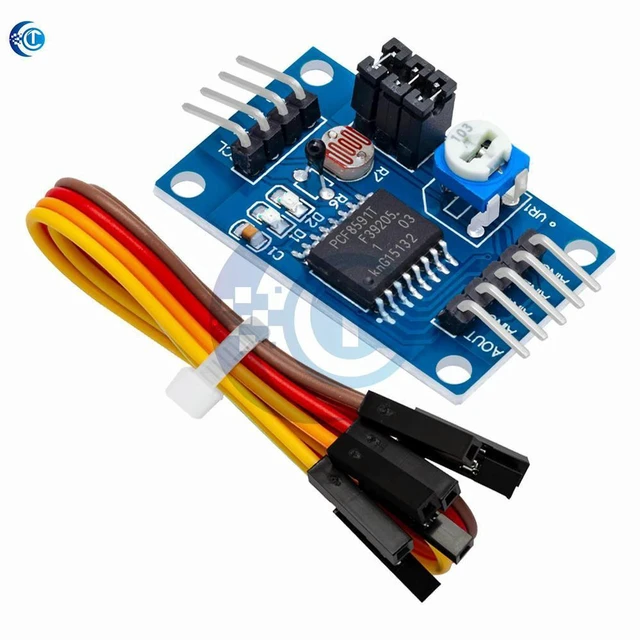 Alt view image 2 of 3 - AJMRTC PCF8591 AD DA Converter Module, 4 Channel Analog to Digital & 1 Channel Digital to Analog Converter Board, I2C Interface ADC DAC Module for Arduino Raspberry Pi DIY Electronic Experiments