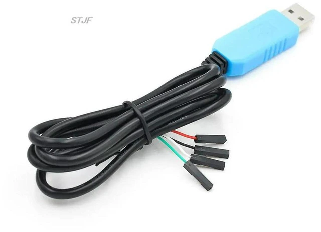 Main image of AJMRTC PL2303TA USB TTL RS232 Convert Serial Cable, PL2303TA Chip Serial Adapter Cable, Better Than PL2303HX, Compatible with Windows XP Vista 7 8 8.1 for MCU Debug & Electronic DIY Projects