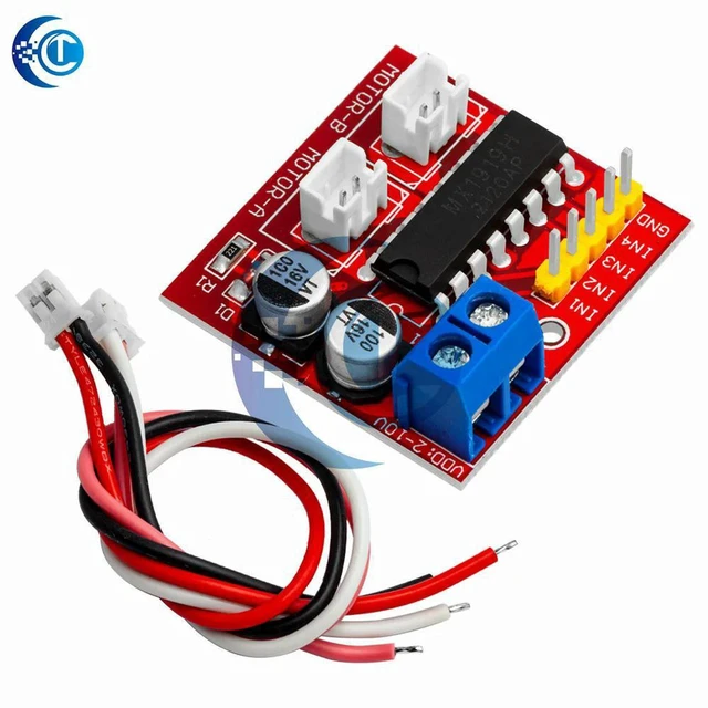 Alt view image 3 of 3 - AJMRTC MX1919 Dual Brushed DC Motor Driver Module, 2.5A Dual H-Bridge Motor Speed Controller Board, Low Power Consumption for Robot Car, Smart Vehicle, Electronic DIY & Embedded Projects