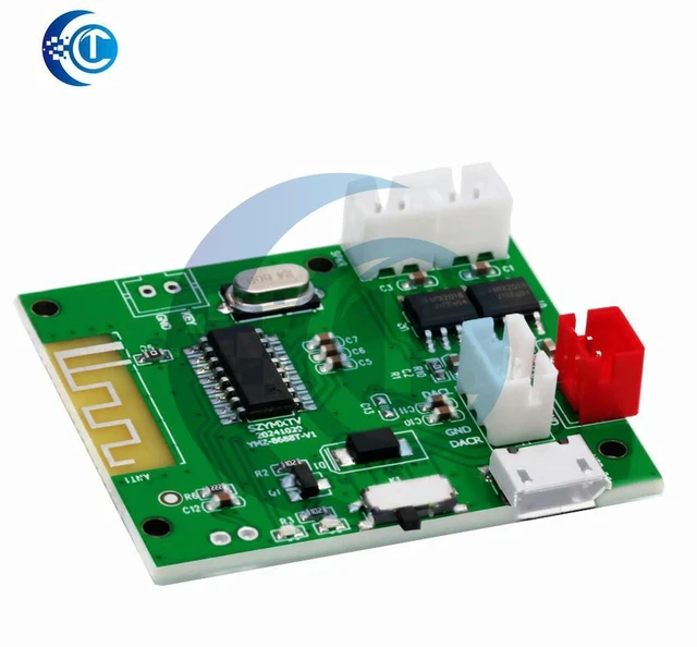 Alt view image 2 of 3 - AJMRTC TWS Bluetooth 5.3 Audio Power Amplifier Board, 5W x 2 Dual Channel Amp Module, 3.7V / 5V with Micro USB Port, Wireless Stereo Receiver Board for Car Audio, Home Speaker, Subwoofer & Audio DIY