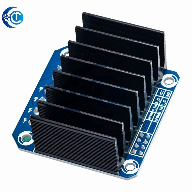 Alt view image 3 of 3 - AJMRTC Dual BTS7960 43A High-Power H-Bridge Motor Driver Module, PWM Speed & Direction Control DC Motor Controller for Smart Car, Robot Chassis, Robotic & Electronic Maker DIY Projects