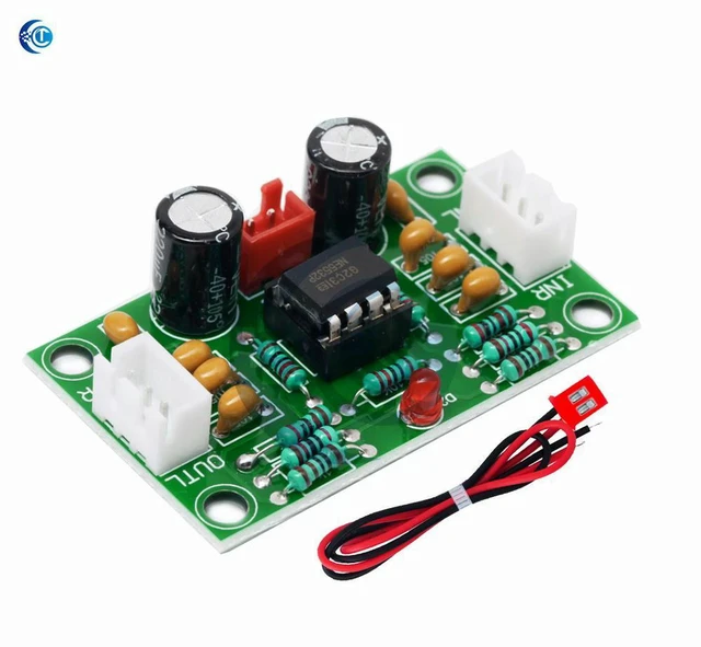 Alt view image 3 of 3 - AJMRTC XH-A902 Op Amp Preamplifier Module, NE5532 Stereo Tone Board, 5 Times Fixed Gain Wide Voltage Audio Front Panel, Pre-Amp Board for Power Amplifier, HiFi Sound System & Audio DIY Projects