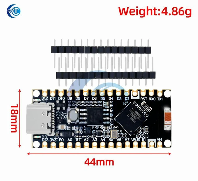 Alt view image 3 of 3 - AJMRTC ESP32-S3 Nano Development Board, 16MB Flash 2.4GHz WiFi Bluetooth Dual-Mode Low-Power Microcontroller Module, ESP32S3 Nano Board Compatible for Arduino, IoT, Robotics & Electronic DIY Projects