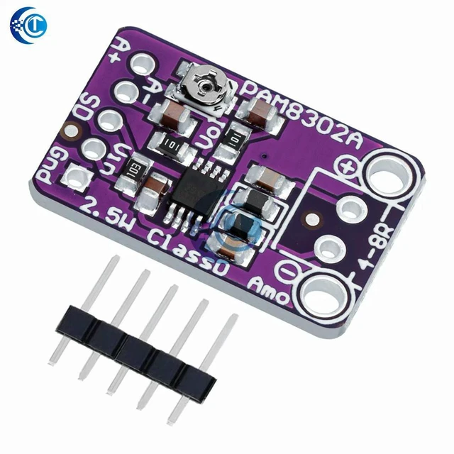 Alt view image 2 of 3 - AJMRTC PAM8302A CJMCU-832 2.5W Single Channel Class D Audio Power Amplifier Module, Mono Digital Amp Development Board, Low Distortion Audio Board for Small Speaker, MP3 & Electronic DIY Projects