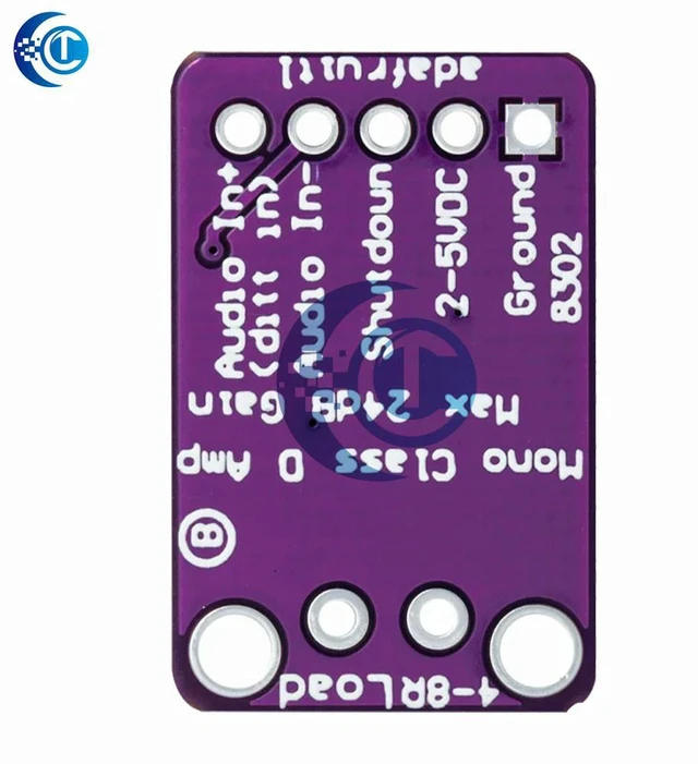 Alt view image 3 of 3 - AJMRTC PAM8302A CJMCU-832 2.5W Single Channel Class D Audio Power Amplifier Module, Mono Digital Amp Development Board, Low Distortion Audio Board for Small Speaker, MP3 & Electronic DIY Projects