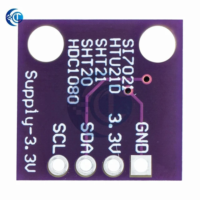 Alt view image 2 of 3 - AJMRTC Ultra-Precise HDC1080 Sensor Module 1PC GY-213V, Low Power Temperature & Humidity Detector Board, I2C Digital Temp Humidity Sensor for Arduino, IoT, Weather Station & Electronic DIY Projects