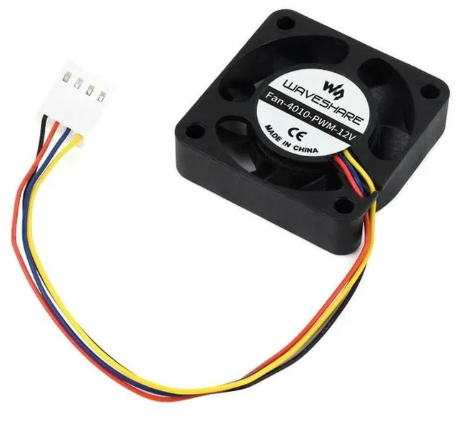 Alt view image 2 of 2 - AJMRTC 4010 PWM Cooling Fan 12V, Dedicated Fan for Raspberry Pi Compute Module 4 IO Board, 40x10mm PWM Speed Adjustable Quiet Cooling Fan for CM4 IO Board Heat Dissipation & DIY Projects