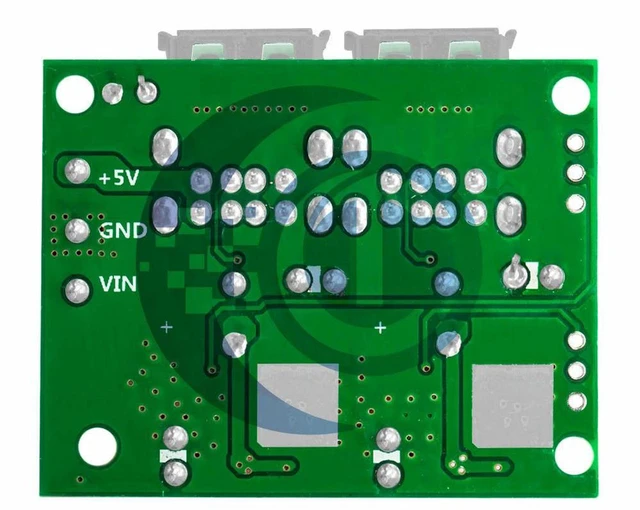 Alt view image 3 of 3 - AJMRTC 4-Channel USB Step-Down Power Module, DC 12V-40V Input to 5V 5A Output Buck Converter Voltage Regulator Board for Car, RV, DIY Electronic USB Charging Projects